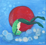 Somersault, 25 x 25 cm